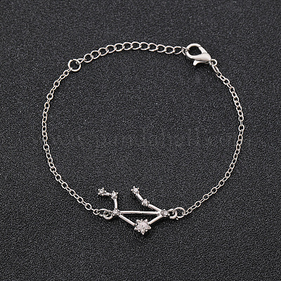 12 браслет созвездия сплава со стразами WG43B2B-15-1