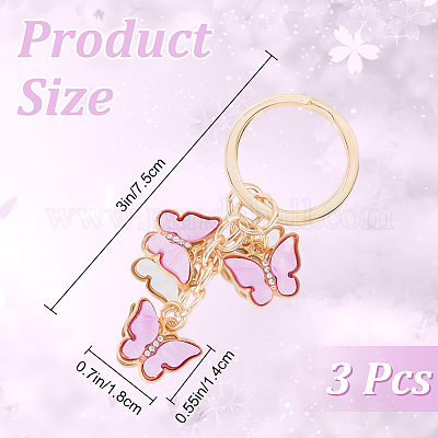 Брелок из цинкового сплава KEYC-WH20004-08B-1