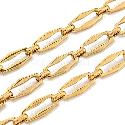 10м ионное покрытие (ip) овальные звенья цепи из нержавеющей стали 304 CHS-G034-04G-1