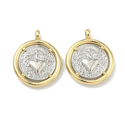 Латунные подвески&nbsp;KK-G555-14GP-1