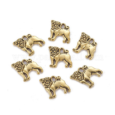 Подвески из тибетского сплава TIBEP-A100654-G-LF-1