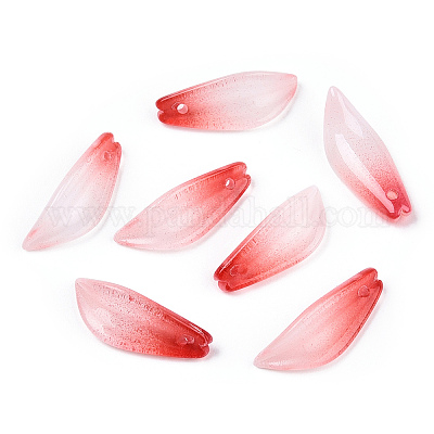 Двухцветные стеклянные подвески GLAA-A011-17A-1