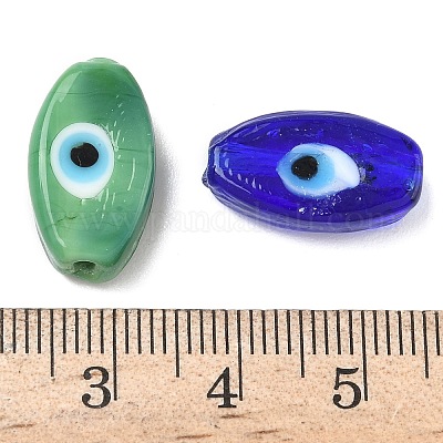 Ручной сглаза бусины бисер нитей LAMP-G168-06-1