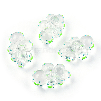 Прозрачные акриловые бусины ACRC-T012-01-C01-1