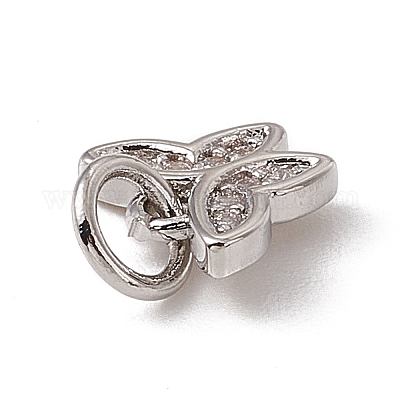 Латунные микро проложить кубического циркония подвески ZIRC-F132-16P-1