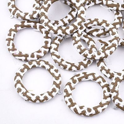 Подвески из рафии ручной работы WOVE-T005-33C-1