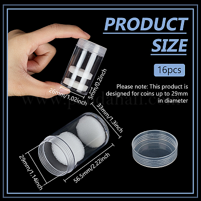 Колонка пластиковые монеты коллекции CON-WH0115-05A-1