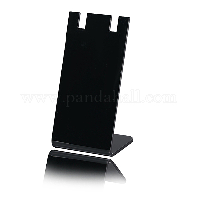 10 шт. акриловые подставки для сережек в форме буквы L ODIS-SC0001-07-1