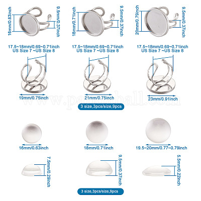 9 шт. 3 размера DIY-PJ0001-09P-1