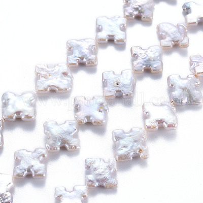 Природные Кеши жемчуг пряди PEAR-S020-S01-1