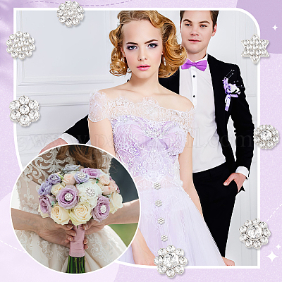 42 шт. 7 стиля пуговицы из сплава с 1 отверстиями и стразами на ножке ALRI-GA0001-10-1