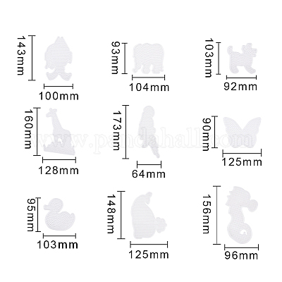 АЬс пластиковые pegboards PH-DIY-P001-03-1