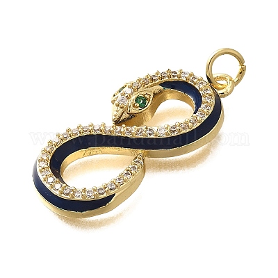 Латунные микро проложить кубического циркония подвески KK-I724-A08-1