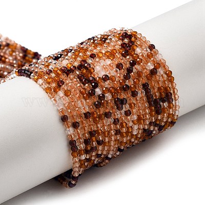 Прозрачные стеклянные бусины GLAA-H027-01D-1