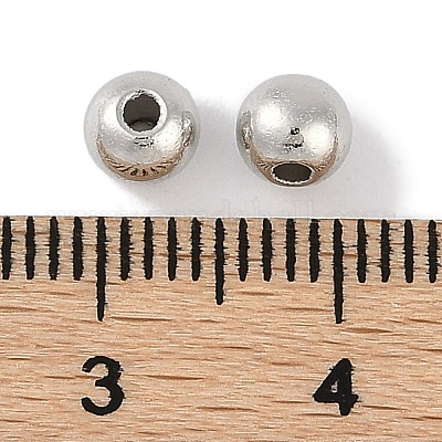 Пластиковые круглые бусины ccb X1-ALUM-U001-08C-03-1