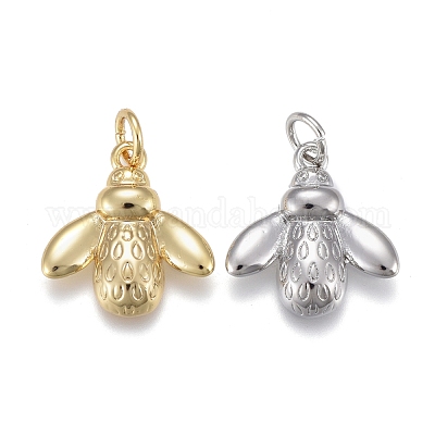 Латунные подвески ZIRC-M108-59-1