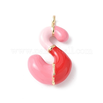 Латунь эмаль подвески KK-E093-03G-S-01-1