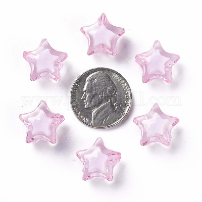 Прозрачные акриловые бусины TACR-S152-02A-703-1