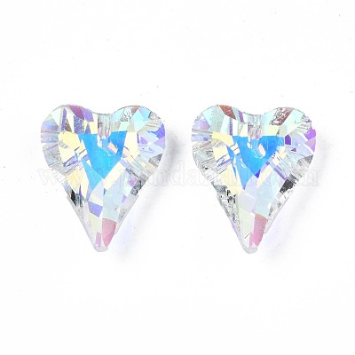 96шт гальванические стеклянные подвески k9 EGLA-N006-029D-1