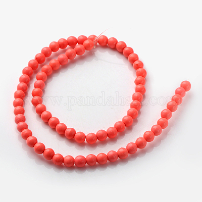 synthetic coral beads