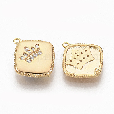 Латунные микропрозрачные кубические циркониевые соединения ZIRC-Q021-051G-NF-1