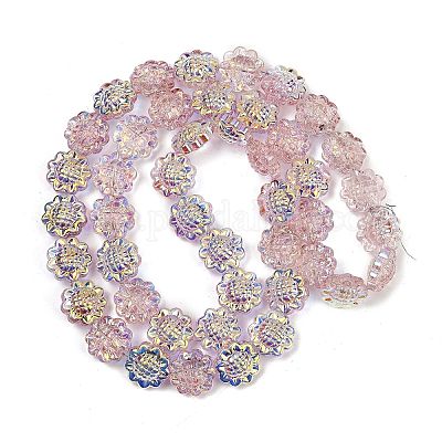 Гальванические стеклянные бусины GLAA-S387-01G-1