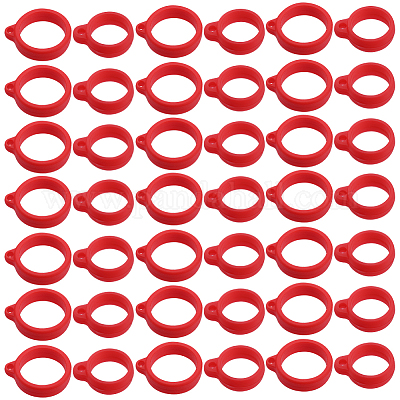 60шт. 2-х стильный силиконовый кулон SIL-GF0001-43B-1