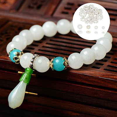 20 шт. 4 стиля 925 бусины-разделители из стерлингового серебра STER-GO0001-19-1