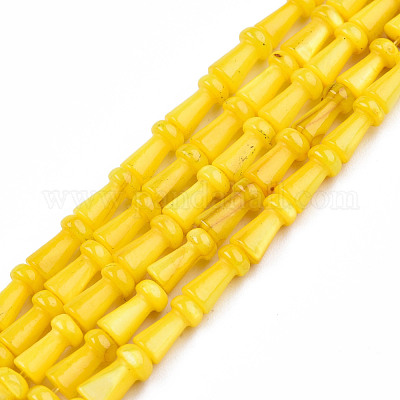 Нити бусин из натуральных пресноводных ракушек SHEL-N026-213-B05-1