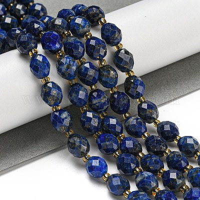 Natürlicher Lapislazuli Perlenstränge&nbsp;G-N342-51-1