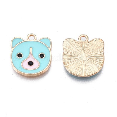 Подвески из эмали и сплава ENAM-N054-75B-1