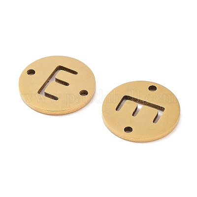 Вакуумное покрытие pvd 201 полые плоские круглые звенья из нержавеющей стали FIND-R149-03E-G-1