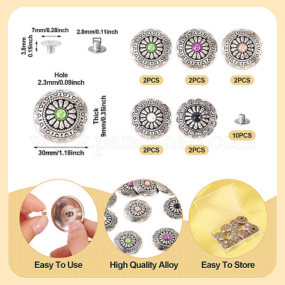 10 шт. 5 цвета BUTT-TA0001-31A-1