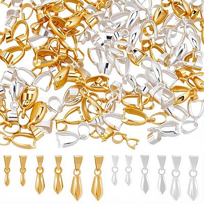 120 шт. 6 стиля латунных петель для колки льда для изготовления подвесок KK-SC0005-18-1