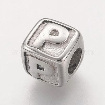 Wholesale DICOSMETIC 100pcs 8mm Stainless Steel European Beads