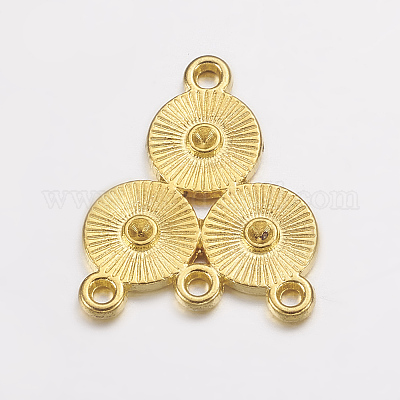 Сеттинги для коннекторов из сплава и страза EA10684Y-G-1