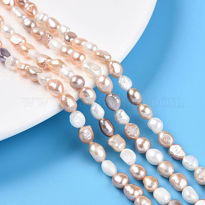 Нити из натурального культивированного пресноводного жемчуга PEAR-N014-05N-01-1