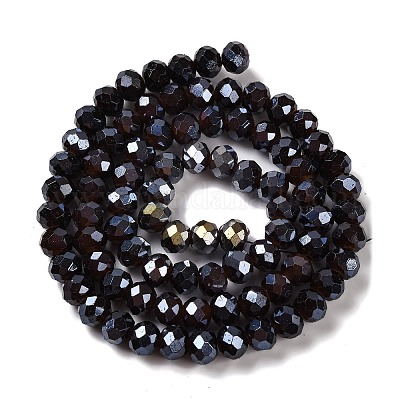 Запекание гальванических нитей стеклянных бусин X-DGLA-A039-J6MM-B20-1