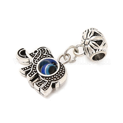 Тибетском стиле сплава смолы подвески FIND-Z063-05AS-1