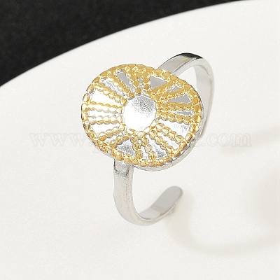 Кольца-манжеты из нержавеющей стали 304 RJEW-H254-07GP-1