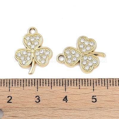 Подвески из сплава и страза&nbsp;FIND-M018-24B-G-1