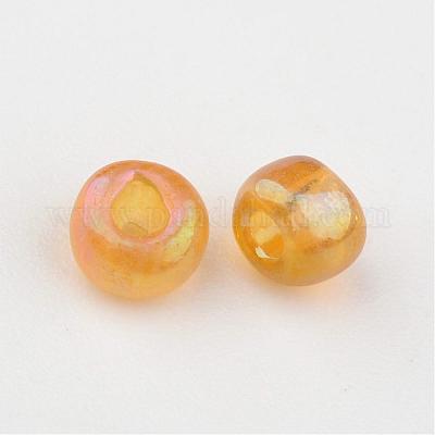 Прозрачные радужные круглые стеклянные бусины X-SEED-A007-4mm-162B-1