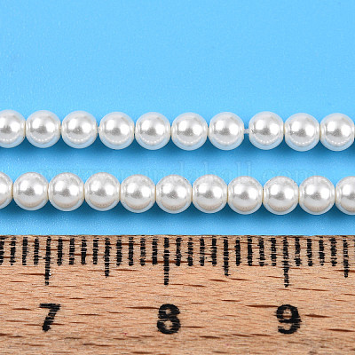 Выпечка из окрашенного перламутрового стекла жемчужные бусинки HY-N002-3mm-A11-1