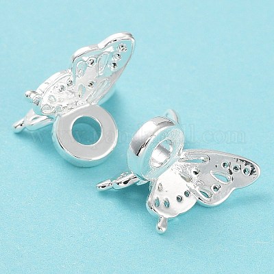 Подвески из латуни с покрытием из прозрачного кубического циркония KK-B078-03S-1