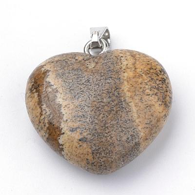 Естественного изображения яшмы подвески G-S219-18C-1