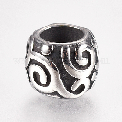 Европейские бусины из нержавеющей стали 304 STAS-I070-01AS-1