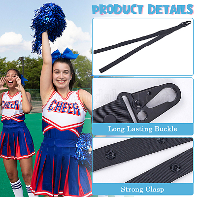 4 шт. полиэстеровые ремешки для держателей помпонов для аксессуаров для чирлидинга&nbsp;AJEW-CN0003-10-1