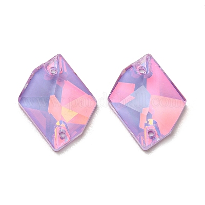 Мокко(мк) неправильный ромб пришить по стразам RGLA-G019-01D-1