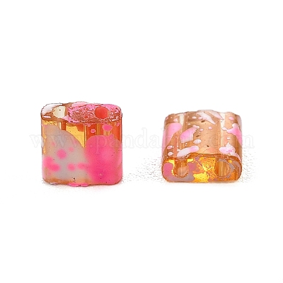 Прозрачные стеклянные бусы с 2 отверстием SEED-S023-30C-14-1