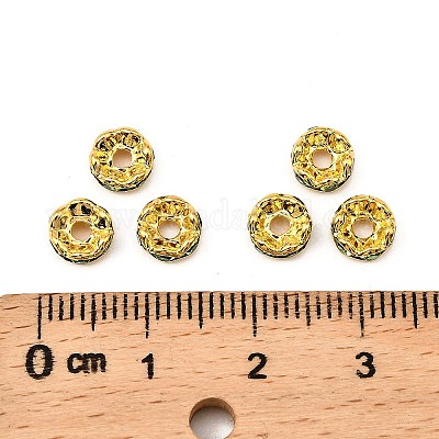 Латунь марки А горный хрусталь Spacer бисер RSB028NF-10G-1